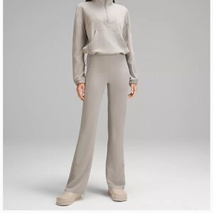 Brushed Softstreme Ribbed Zip Flared Pant 32.5”